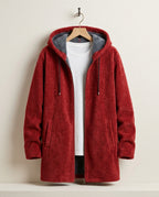 Aiden Men's Fleece-Lined Hooded Warm Jacket