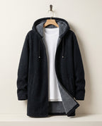 Aiden Men's Fleece-Lined Hooded Warm Jacket