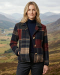 Adeline Women's Plaid Wool Tailored Jacket