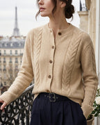 Kensington Women's Cashmere Cable Knit Cardigan