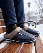 Grayson Men's Fleece Lined Clog Slippers