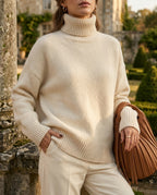 Genevieve Women's Cashmere Turtleneck Sweater