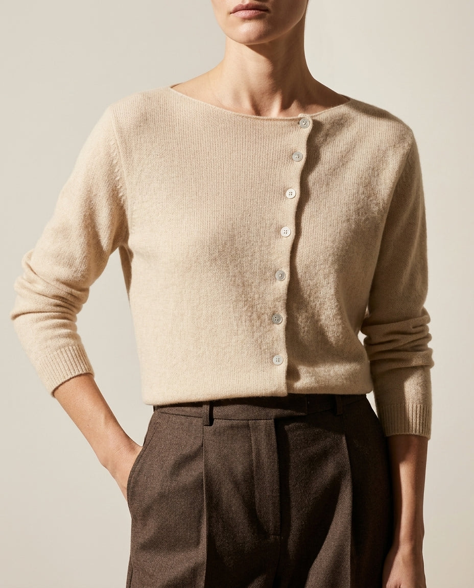 Whitney Women's Knit Asymmetric Cardigan Sweater