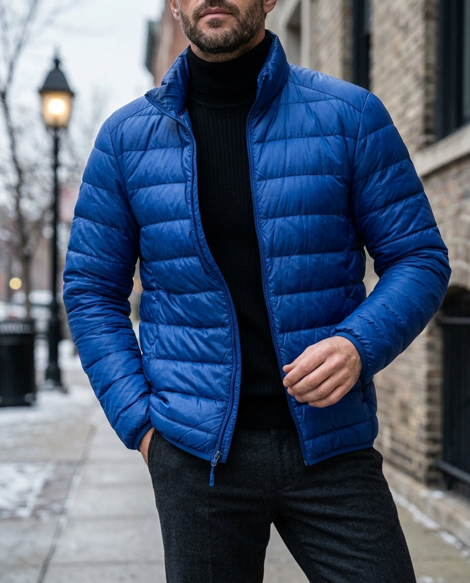 Grayson Men's Lightweight Duck Down Puffer Jacket