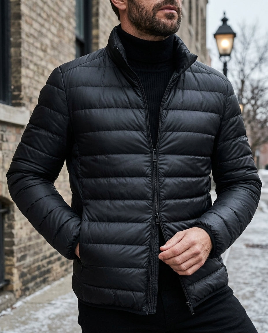 Grayson Men's Lightweight Duck Down Puffer Jacket