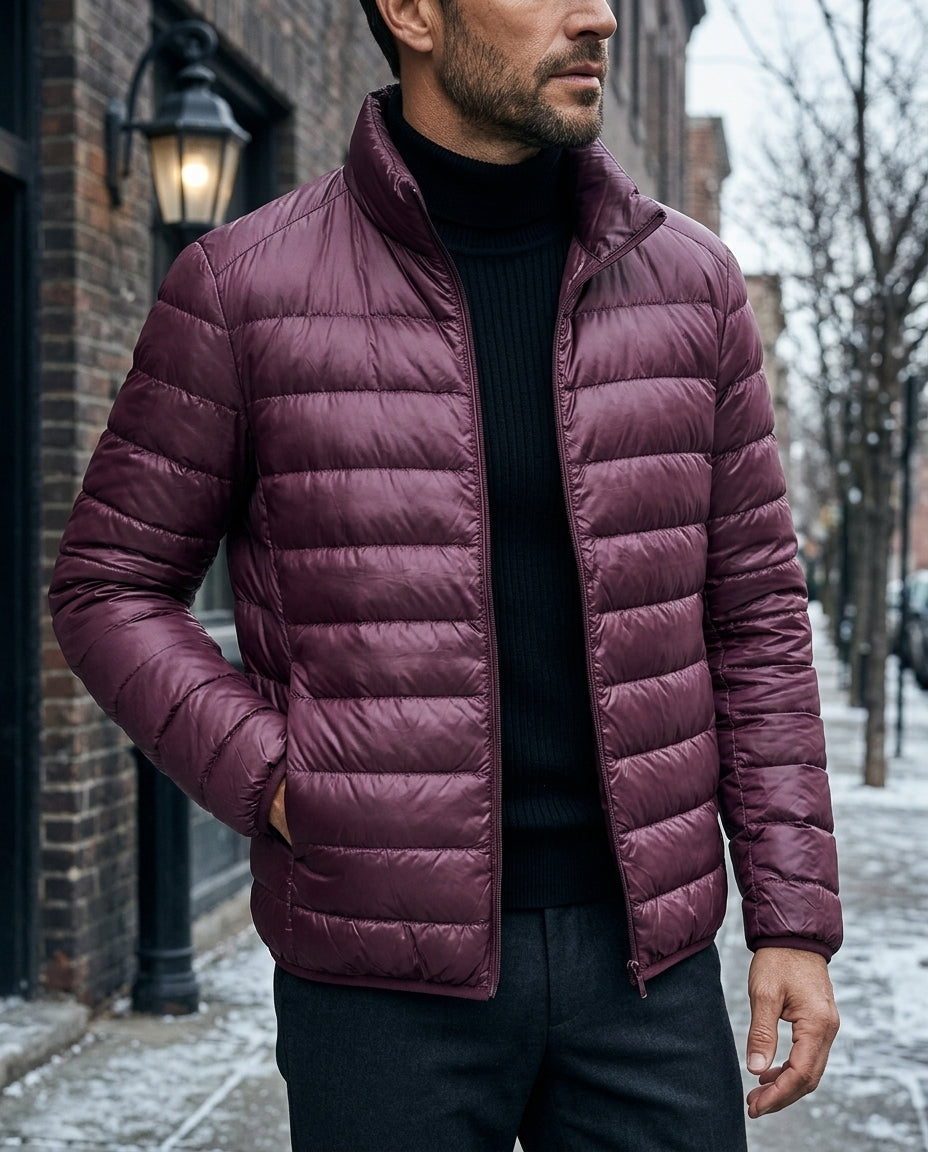 Grayson Men's Lightweight Duck Down Puffer Jacket