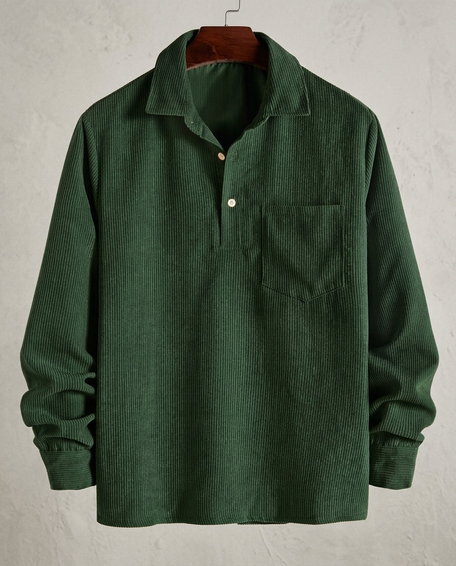 Winslow Men's Corduroy Popover Shirt