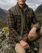 Sterling Men's Fleece Lined Flannel Shirt Jacket