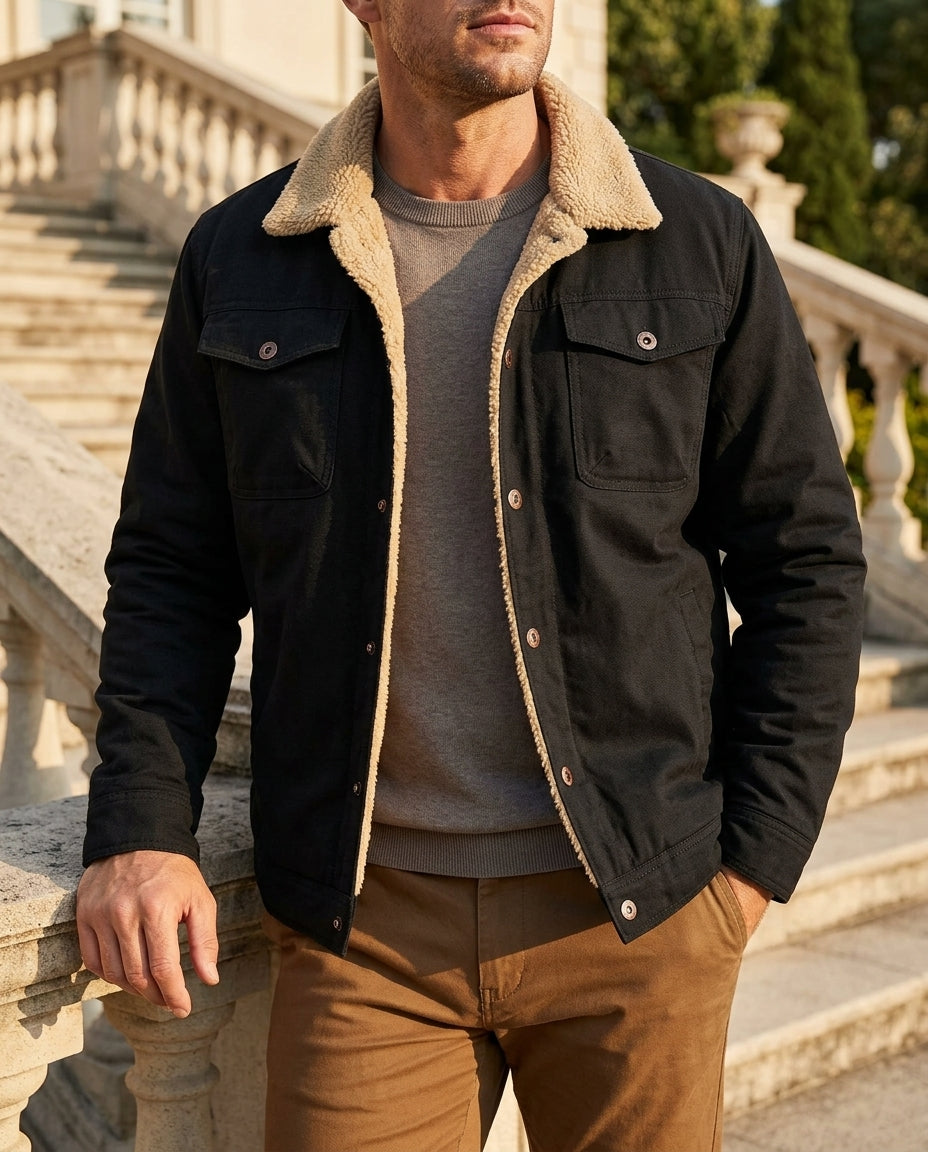 Barrett Men's Fleece Lined Canvas Work Jacket
