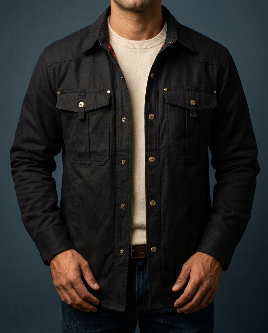 Remington Men's Flannel Lined Utility Shirt Jacket