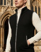 Grayson Men's Stylish Zip-Up Sweater Vest