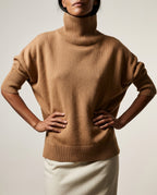 Blakely Women's Oversized Knit Turtleneck Sweater