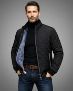 Ashford Men's Fleece Lined Quilted Bomber Jacket
