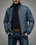 Ashford Men's Fleece Lined Quilted Bomber Jacket
