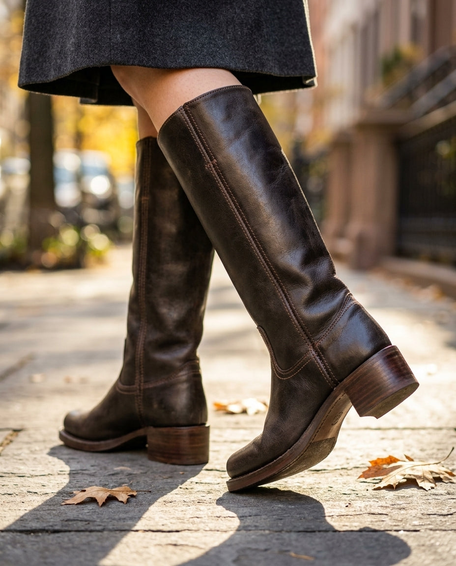 Blakely Women's Square Toe Tall Pull On Boots