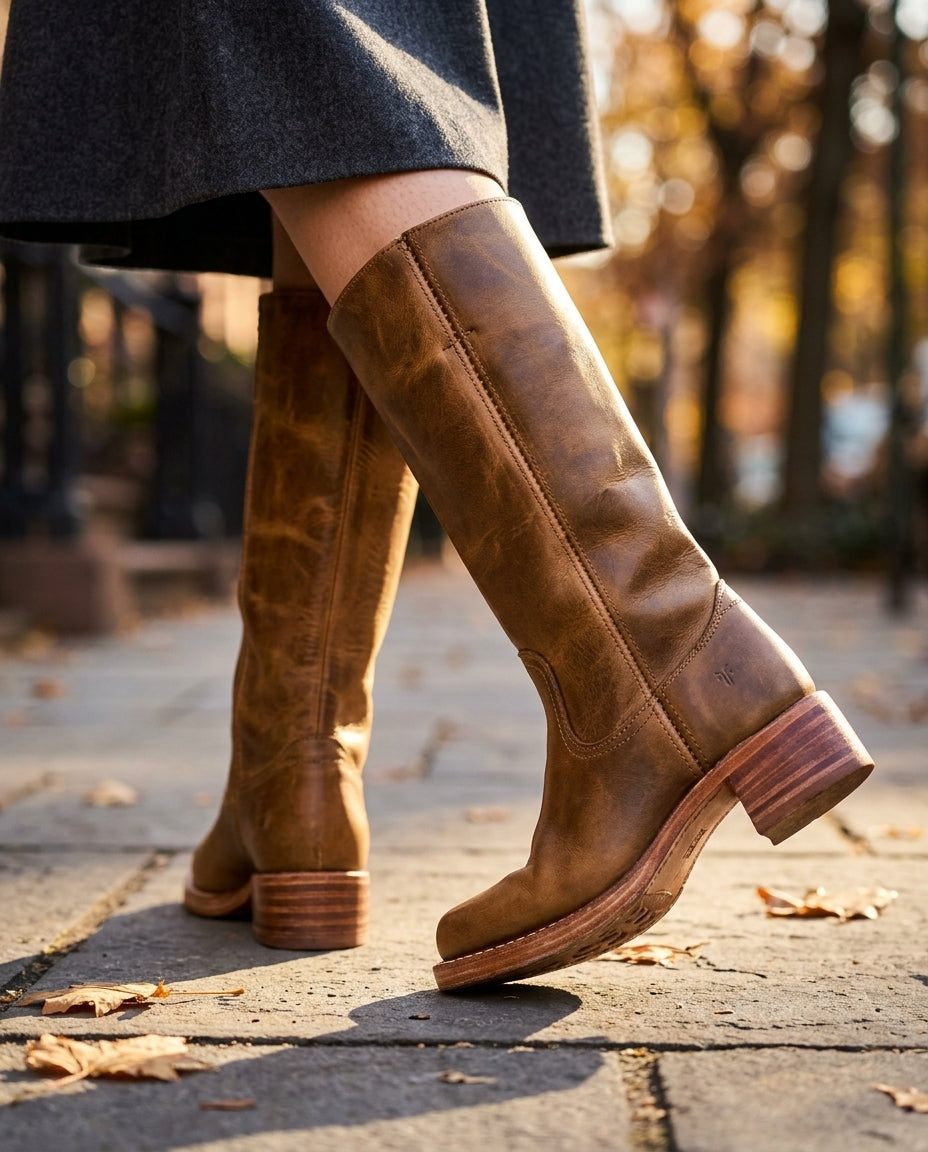 Blakely Women's Square Toe Tall Pull On Boots