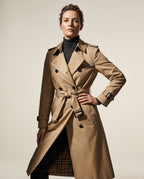 Josephine Women's Belted Double Breasted Trench Coat