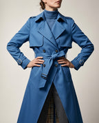 Josephine Women's Belted Double Breasted Trench Coat
