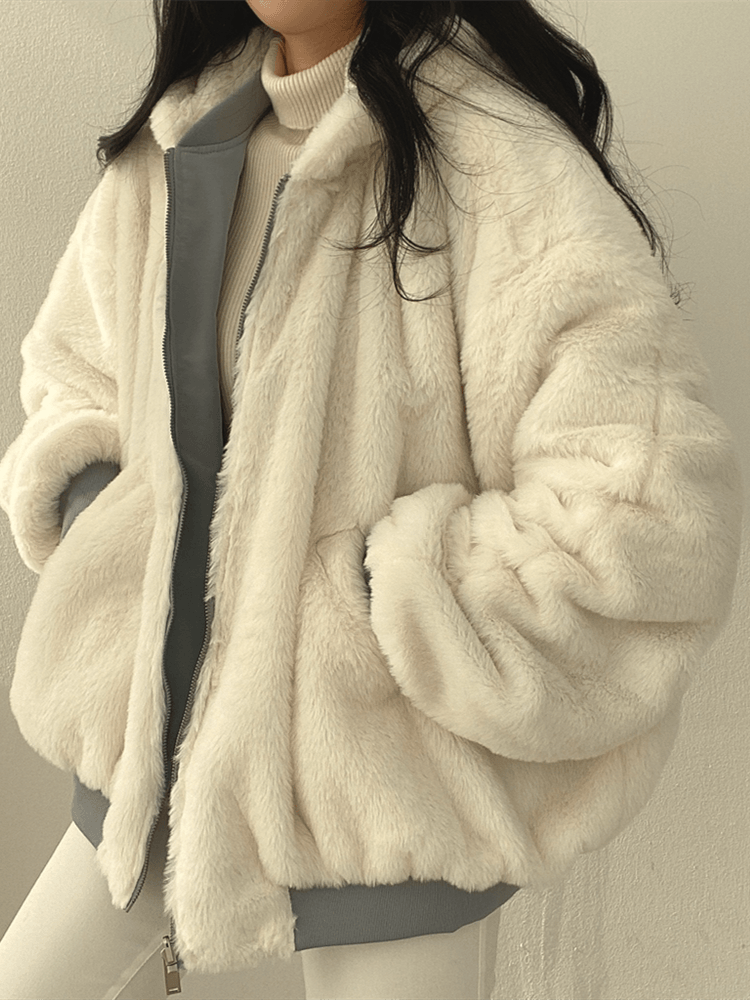 Blakely Women’s Oversized Hooded Bomber Jacket