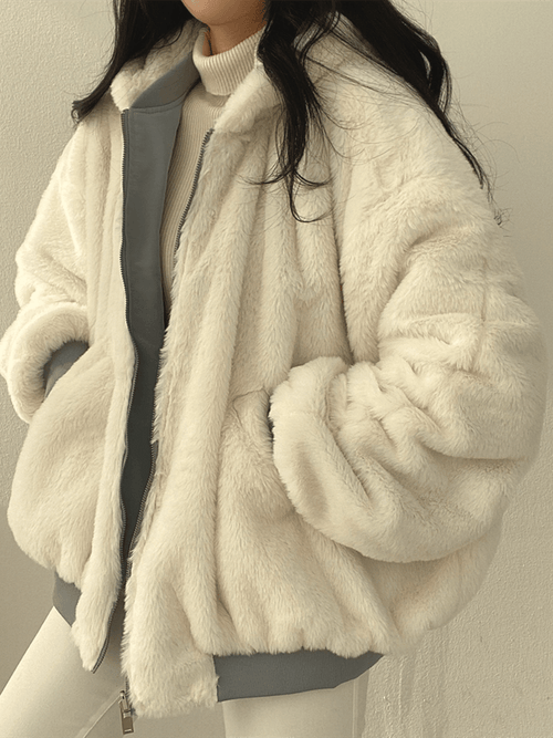 Blakely Women’s Oversized Hooded Bomber Jacket
