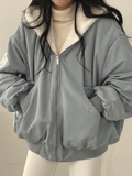 Blakely Women’s Oversized Hooded Bomber Jacket
