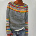 Maeve Warm Vintage Boho Fair Isle Sweater