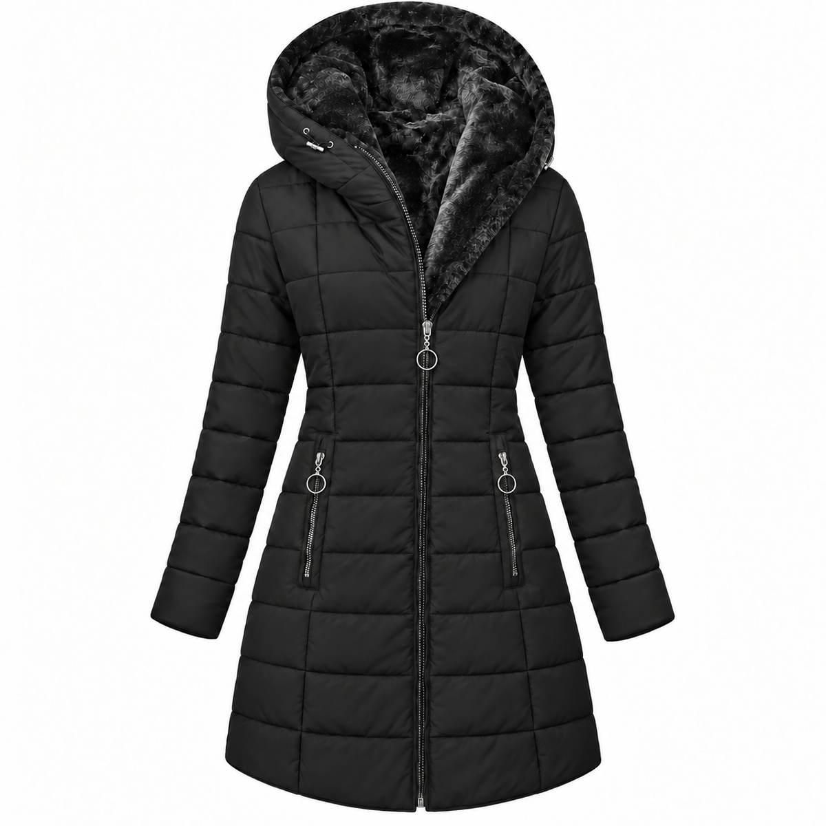 Gina Women's Winter Fur Lined Down Jacket