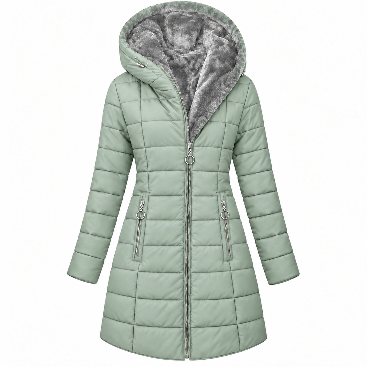 Gina Women's Winter Fur Lined Down Jacket