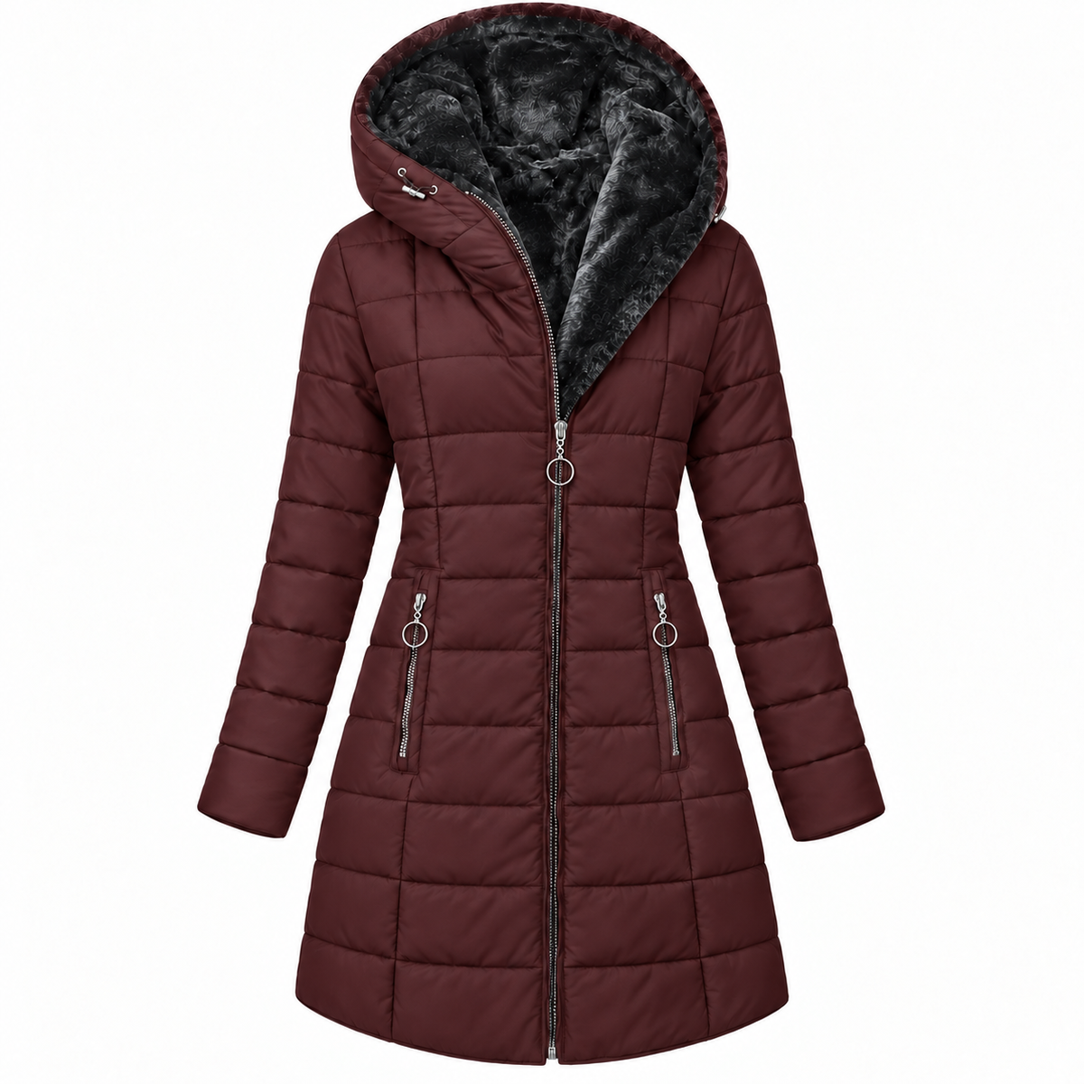 Gina Women's Winter Fur Lined Down Jacket