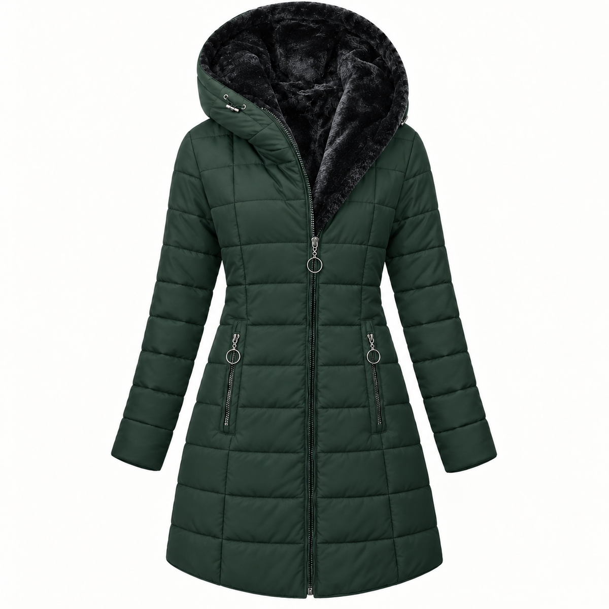 Gina Women's Winter Fur Lined Down Jacket