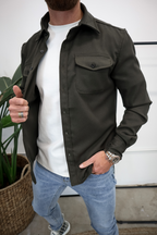 Gilbert Casual Cotton Button Up Shirt Jacket