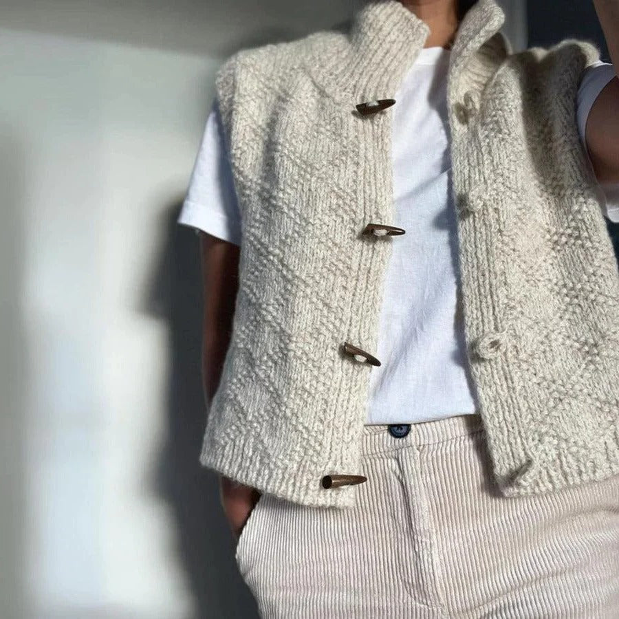 Kensington Women’s Toggle Button Knit Vest