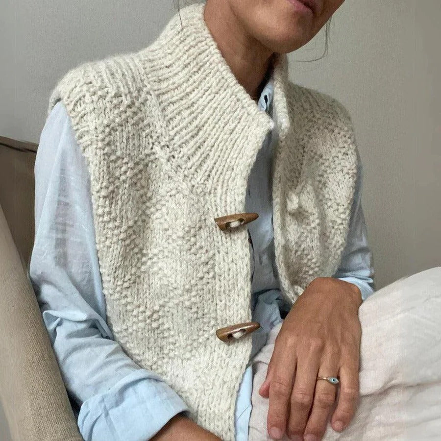 Kensington Women’s Toggle Button Knit Vest