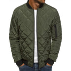 Preston Lightweight Diamond Quilted Bomber Jacket