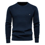 Oliver Textured Crewneck Knit Sweater for Men