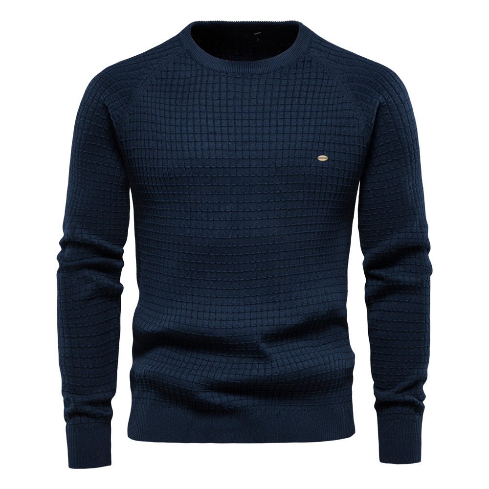 Oliver Textured Crewneck Knit Sweater for Men