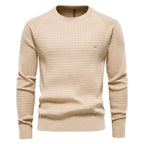 Oliver Textured Crewneck Knit Sweater for Men