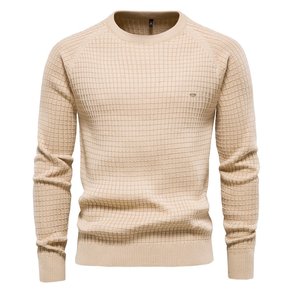 Oliver Textured Crewneck Knit Sweater for Men