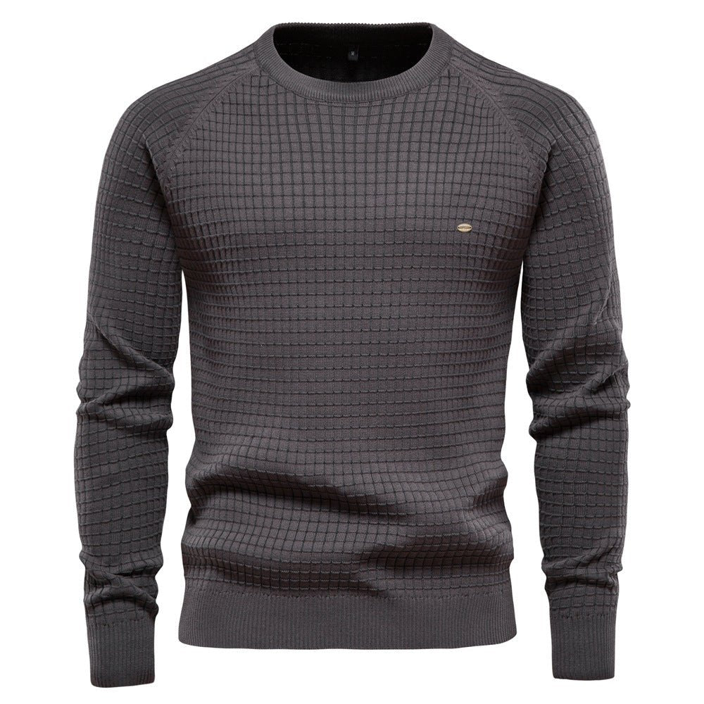 Oliver Textured Crewneck Knit Sweater for Men