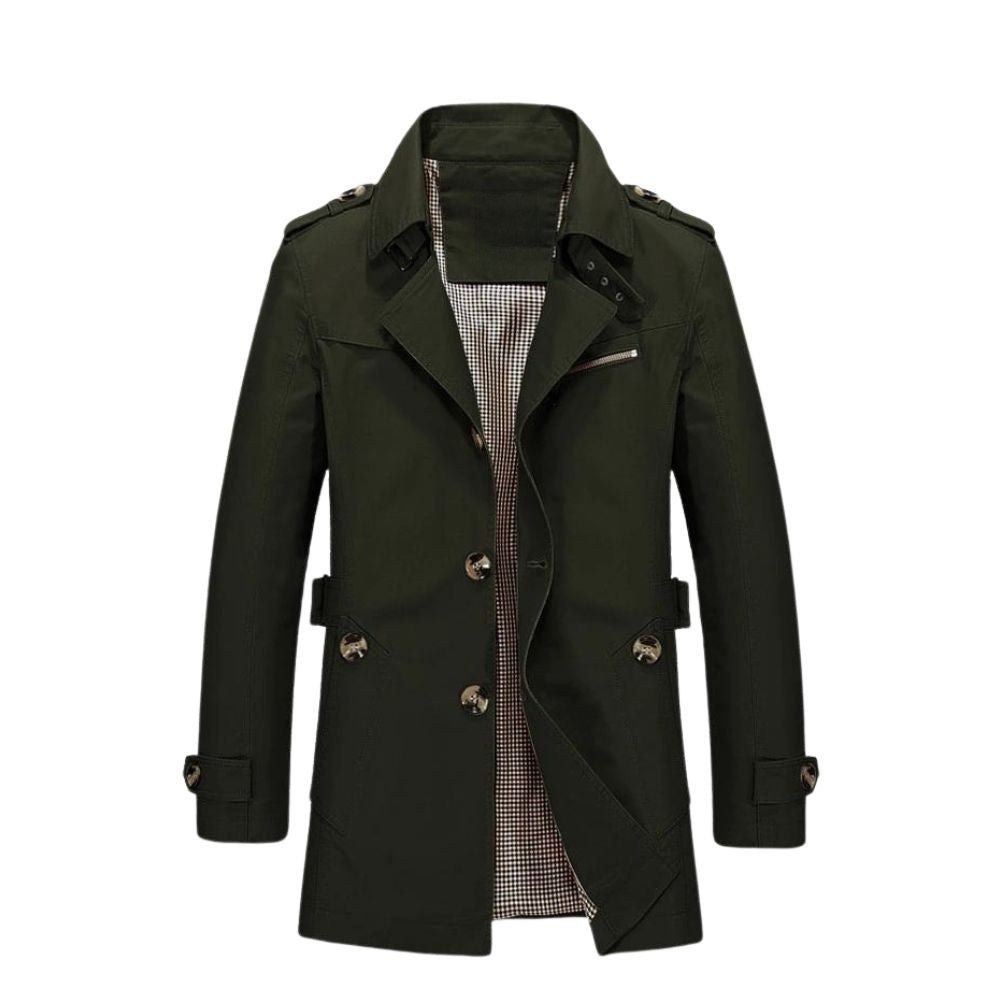 Clifford Tailored Vintage Long Trench Coat