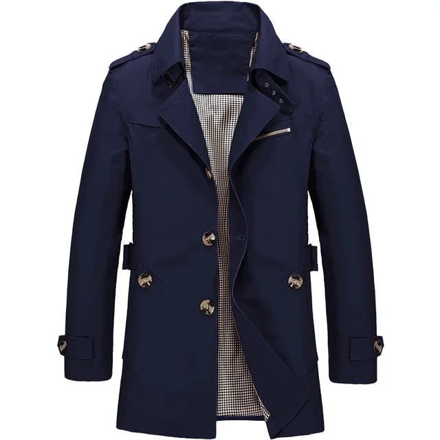 Clifford Tailored Vintage Long Trench Coat