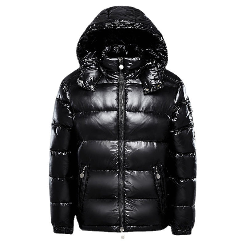 Russell Winter Shiny Hooded Puffer Jacket
