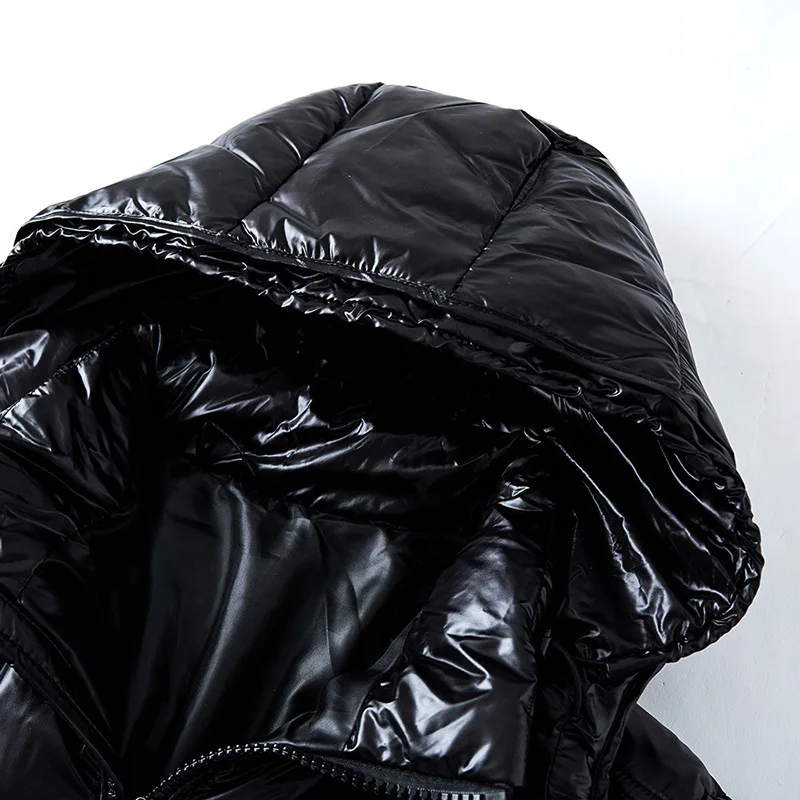 Russell Winter Shiny Hooded Puffer Jacket