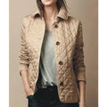 Isobel Elegant Lightweight Diamond Quilted Jacket