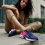 Dahlia Casual Cushioned Lace Up Running Shoes